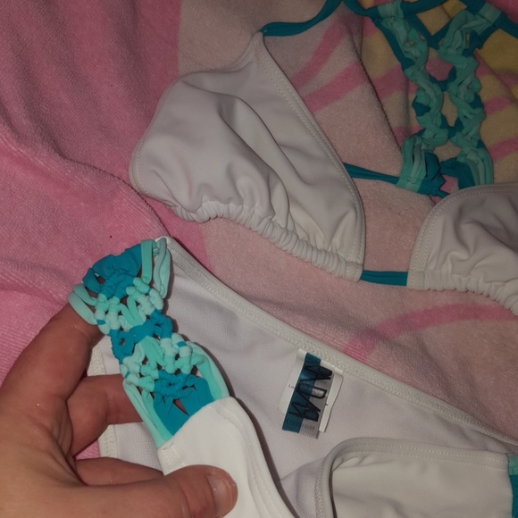 Radar bikini kids size m Junior braiding detail - Picture 2 of 4